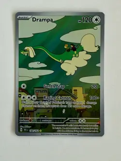 Pokemon Drampa 184/162 Temporal Forces Illustration Rare Card NM - Image 1