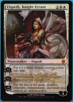 Elspeth, Knight-Errant FOIL Shards of Alara PLD SIGNED CARD (521547) ABUGames - Image 1