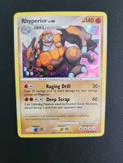 Rhyperior - 10/147 - 2009 Platinum Supreme Victors Holo Pokemon Card - VLP - Image 1