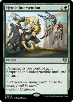 Heroic Intervention -Foil Near Mint MTG Commander Masters - Image 1