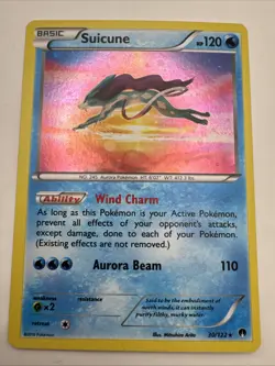 Pokemon TCG - Suicune Holo Rare Card Breakpoint 30/122 cosmo holo Nm/lp - Image 1