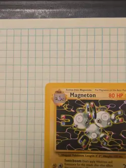Magneton 26/62 Fossil Set Non Holo Rare Pokemon TCG Card 1999 WOTC Vintage - Image 3