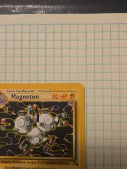 Magneton 26/62 Fossil Set Non Holo Rare Pokemon TCG Card 1999 WOTC Vintage - Image 4