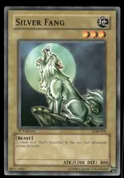 Silver Fang 1996 1st Edition Yu-Gi-Oh! TCG Card (NM) - Image 1