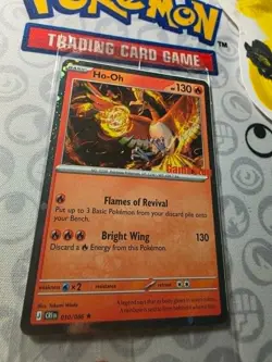 Pokemon Ho-Oh GameStop Exclusive Promo Holo Card CRI EN 010/086 - Image 2