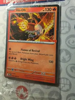 Pokemon Ho-Oh GameStop Exclusive Promo Holo Card CRI EN 010/086 - Image 3