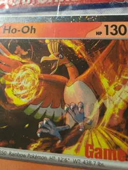 Pokemon Ho-Oh GameStop Exclusive Promo Holo Card CRI EN 010/086 - Image 5