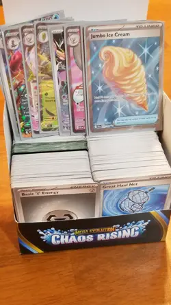 Pokemon Chaos Rising (Opened Box). 465 cards!!! Read Description. - Image 1