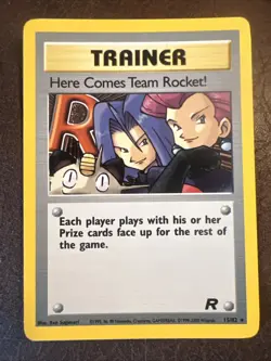 2000 Pokemon TCG Here Comes Team Rocket! 15/82 Holo Rare Vintage Card WOTC NM - Image 1