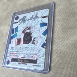 Bandai One Piece Card Game Monkey D. Luffy Gear Two OP01-029 Alt Art Foil Rare - Image 2
