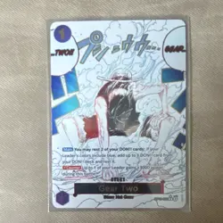 Bandai One Piece Card Game Monkey D. Luffy Gear Two OP01-029 Alt Art Foil Rare - Image 5