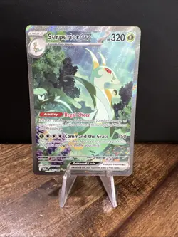 Pokemon TCG Serperior EX Sir 164/086 Black Bolt English Card Near Mint Condition - Image 1