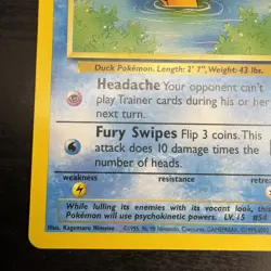 Pokemon Card - Psyduck WOTC Black Star League Promo #20 🔥💦 - Image 4