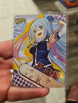 Aqua GR Goddess Story Anime Waifu GR Trading Card Holo Foil 02 - Image 1