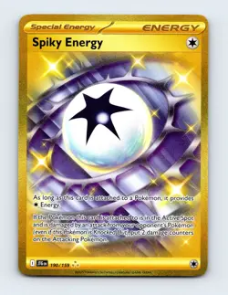NM Spiky Energy 190/159 Journey Together Hyper Rare Pokemon Card - Image 1
