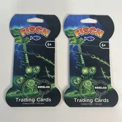 Roblox Fisch Trading Card Booster Pack Factory Sealed - 2 Packs - Image 1