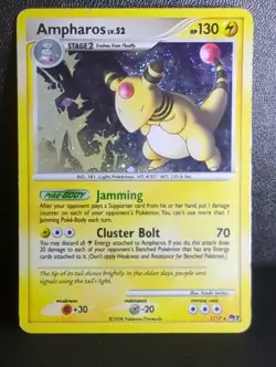 Ampharos 1/17 Scale Holo Rare Card Pop Series - Image 1