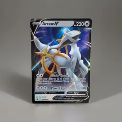 Arceus V SWSH306 Sword & Shield Promo Holo Promo English Pokemon Card 220HP - Image 1