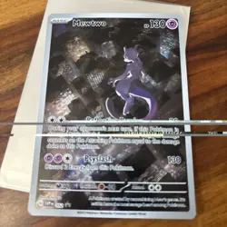 Pokemon Mewtwo TCG Promo Card #52 151 Series Black Star Promo - Image 3