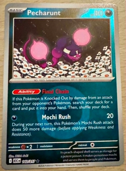 Pokemon Pecharunt 143/217 Ascended Heroes Energy Symbol Reverse Holo Rare Card - Image 1