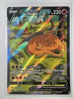 Pokemon TCG Charizard V SWSH260 SWSH: Sword & Shield Promo Cards Holo NM - Image 1