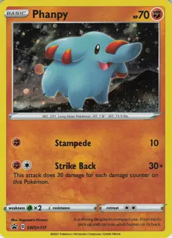 Phanpy - Promo SWSH: Sword & Shield Promo Cards SWSH117 NM - Image 1
