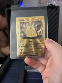 Pikachu Celebrations Metal Card 058/102 NM Gem Condition - Image 1
