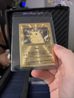 Pikachu Celebrations Metal Card 058/102 NM Gem Condition - Image 2