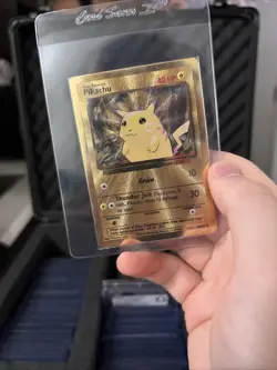 Pikachu Celebrations Metal Card 058/102 NM Gem Condition - Image 4