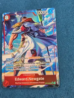 OP16-003 Edward Newgate SR Alt Art The Time For Battle One Piece TCG English - Image 3