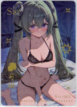 ❤CORIN WICKES - Goddess Story Anime Waifu Card - HMPH HUM 3 - SSR-001 ZENLESS - Image 1