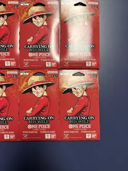 LOT OF 10 One Piece OP-13 Carrying on His Will Sleeved Blister Booster Packs - Image 4