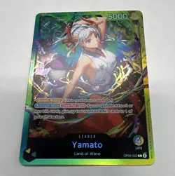 Yamato OP06-022 Starter Deck 28 Green/Yellow Leader Alt Art Foil Eng - Image 1