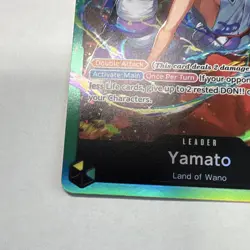 Yamato OP06-022 Starter Deck 28 Green/Yellow Leader Alt Art Foil Eng - Image 2
