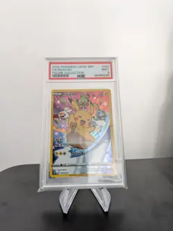 PSA 9 Pikachu SWSH020 Full Art SWSH Black Star Promo Pokemon Card TCG MINT - Image 3