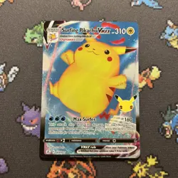 Surfing Pikachu Vmax 009/025 NM -Ultra Rare Pokemon Card- Celebrations (9q) - Image 1