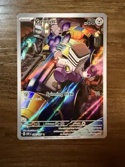 Pokemon TCG Varoom SV3 Obsidian Flames Illustration Rare Card 206/197 NM - Image 1
