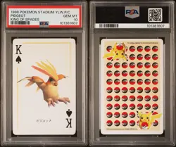 PSA 10 - Pokemon Stadium Pidgeot Yellow Back Pokemon Poker Card - Nintendo - Image 5