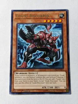 Gouki Riscorpio YUGIOH Card COTD-EN011 1st Edition Holofoil 60461077 - Image 1