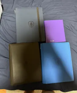 Pokemon TCG empty Binders lot. Multicolor Card Storage Albums - Image 1