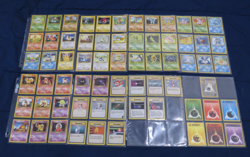 Pokemon Cards Near Complete Base Common Uncommon Rares Card Set LP/NM - Image 1