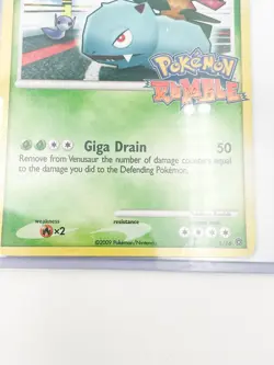 Venusaur Pokemon Rumble 2009 1/16 Holo Promo Pokemon TCG Card 140 HP English - Image 2