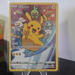 💎 Pokemon TCG Pikachu SWSH020 Sword & Shield Promo Holo Card English 💎 - Image 1