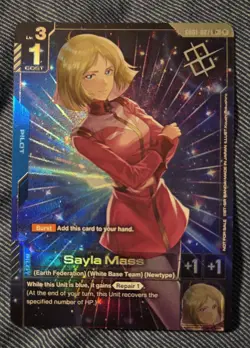 Sayla Mass (Tournament Winner 01) GD01-087 FOIL Gundam Promotional Card NM - Image 1