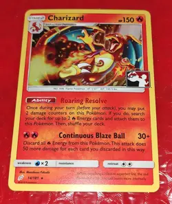 Charizard 14/181 Cosmos Holo Play! Stamp Pokemon Club Promo Card M/NM Authentic - Image 1