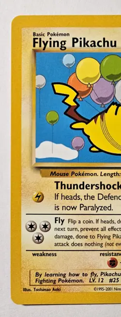 Pokemon Card - TCG Flying Pikachu Promo Regular Card #25 - Image 2