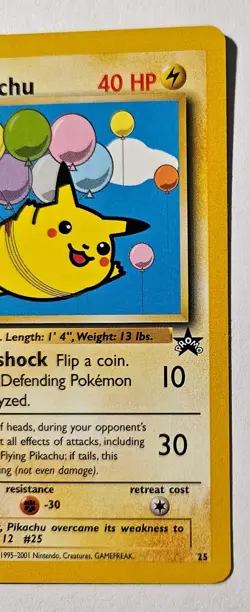 Pokemon Card - TCG Flying Pikachu Promo Regular Card #25 - Image 3