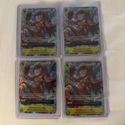 4 One Piece Monkey.D.Luffy (Illustration Box Vol.3) Promo Cards OP07-109 SR - Image 1