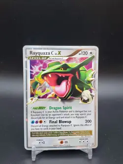 Rayquaza C LV.X DP47 Black Star Promo Holo MP Pokemon Card - Image 1