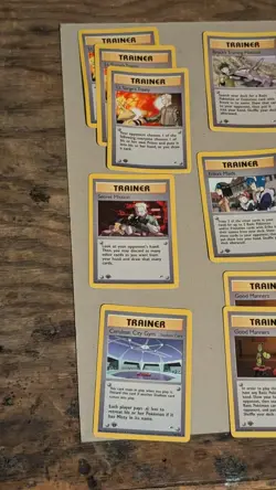 Lot Of 19 - Fossil - First Edition Cards 1st ED Pokemon - Trainers - Erika - Image 4